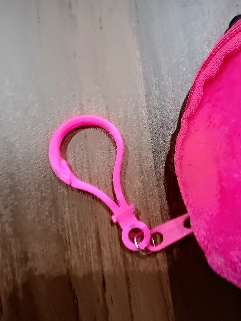 Plush Character Coin Pouches — Pink & Light Pink - Picture 6 of 8